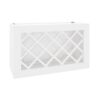 White Shaker Elite Wall Wine Rack Cabinet 30" x 18"