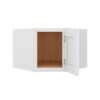 Colorado White Shaker Wall Diagonal Corner 24"