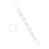York Linen Fluted Split Post Leg 42"
