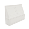 Shaker Off-White Range Hood Front 30"