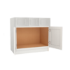 Craftsman Off-White Shaker Vanity Sink Base Cabinet with Drawers 42"