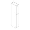 York Linen Vanity Linen Utility Cabinet 18"