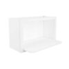 Craftsman White Shaker Wall Microwave Shelf Cabinet 30" x 18"