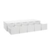Craftsman White Shaker Wall Spice Drawer Cabinet 30" x 6"