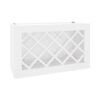 Craftsman White Shaker Wall Wine Rack Cabinet 30" x 18"