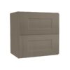 Mocha Shaker Wall Cabinet 18"W x 18"H