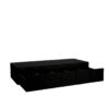 Craftsman Black Shaker Wall Spice Drawer Cabinet 30" x 6"