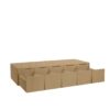 Craftsman Natural Shaker Wall Spice Drawer Cabinet 30" x 6"