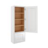Colorado White Shaker Countertop Wall
