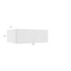 Colorado White Shaker Wall Refrigerator