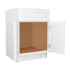 Colorado White Shaker Vanity Sink Base 2 Doors 1 False Drawer