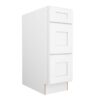 Colorado White Shaker Vanity Drawer Base