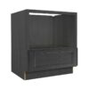 York Driftwood Grey Microwave Base Cabinet 30"W
