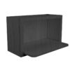 York Driftwood Grey Wall Microwave Shelf Cabinet 30"W x 18"H