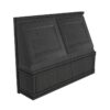 York Driftwood Grey York Driftwood Grey Range Hood Front 30"W x 23-1/2"H with Fan and Liner