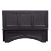 York Driftwood Grey Square Hood 42" with Fan and Liner