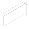 Escada Honey Maple - Base Finish Panels-Thick