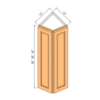 Escada Honey Maple - End Angle Wall