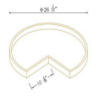 Escada Honey Maple - Lazy Susan Turn Table For BER33/36