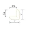 Escada Honey Maple - Outside Corner Molding