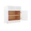 Craftsman White Shaker 2 Door 2 Drawer