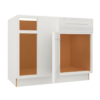 Craftsman Off-White Shaker Blind Base Corner