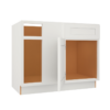 Shaker Off-White Blind Base Corner