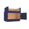 Navy Blue Shaker Farm Sink Base