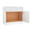 Charleston Linen Vanity Sink 2 Doors 2 Drawers 1 False