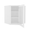 Charleston Linen Diagonal Open Frame Glass