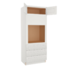 Craftsman Off-White Shaker Oven Cabinet