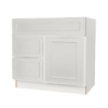Craftsman Off-White Shaker Vanity Sink Drawer Left