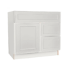 Craftsman Off-White Shaker Vanity Sink Drawer Right