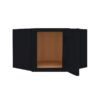 Craftsman Black Shaker Wall Diagonal Corner