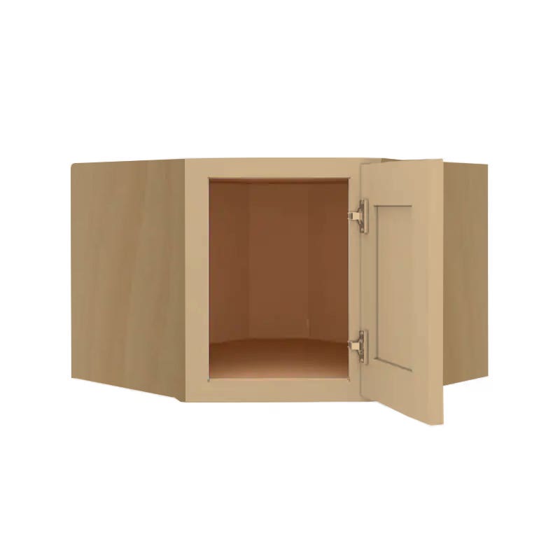 Craftsman Natural Shaker Wall Diagonal Corner