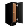 Craftsman Black Shaker Full Height Single Door