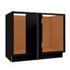 Craftsman Black Shaker Blind Base Full Height Door
