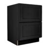 Craftsman Black Shaker 2 Drawers