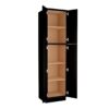 Craftsman Black Shaker Utility Cabinet 2 Doors