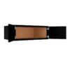 Craftsman Black Shaker Wall Refrigerator