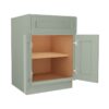 Craftsman Lily Green Shaker 2 Door 1 Drawer