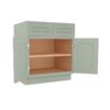 Craftsman Lily Green Shaker 2 Door 2 Drawer
