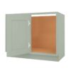 Craftsman Lily Green Shaker Blind Base Full Height Door