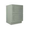 Craftsman Lily Green Shaker 2 Drawers