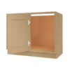 Craftsman Natural Shaker Blind Base Full Height Door
