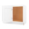 Craftsman White Shaker Blind Base Full Height Door