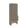 Craftsman Mocha Shaker Countertop Wall Cabinet 1 Door