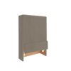 Craftsman Mocha Shaker Countertop Wall Cabinet 2 Doors