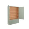 Craftsman Lily Green Shaker Countertop Wall Cabinet 2 Doors