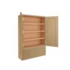 Craftsman Natural Shaker Countertop Wall Cabinet 2 Doors